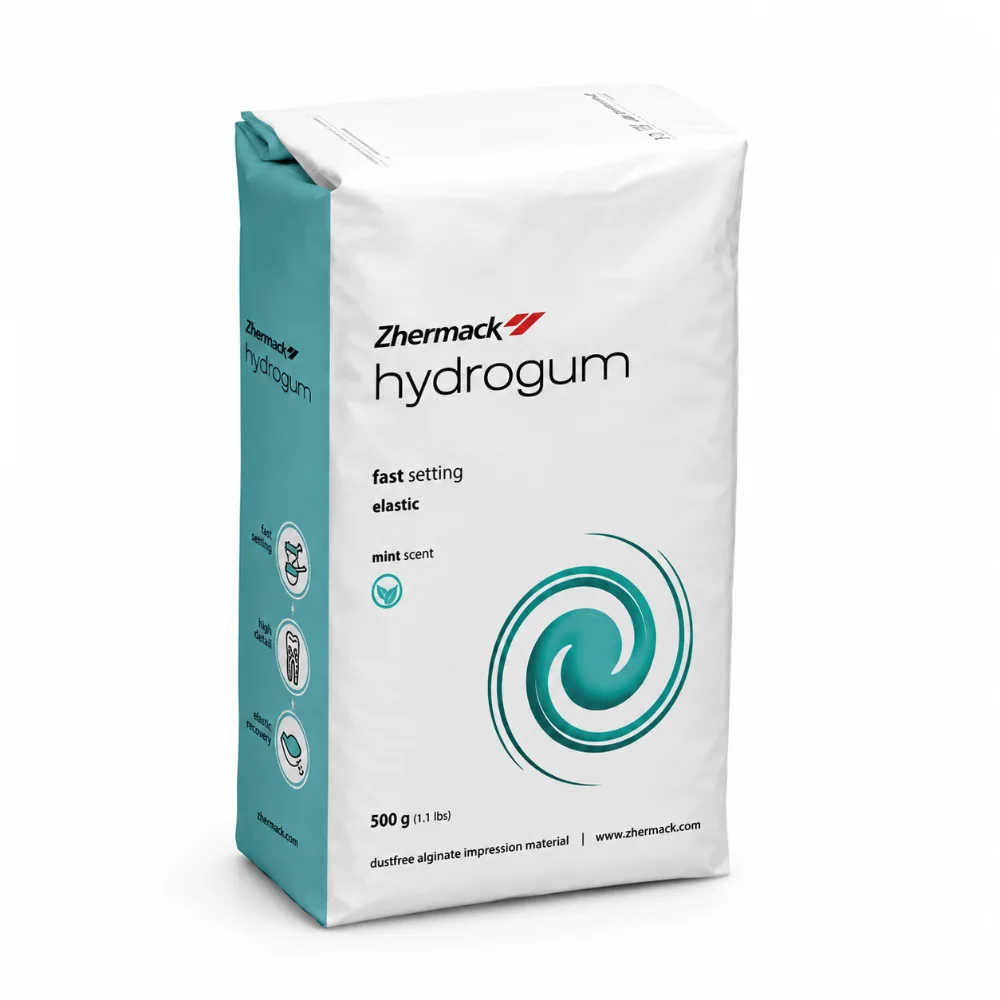 Alginate Hydrogum Vert, Zhermack, Empreintes et Accessoires, produit dentaire professionnel Maroc