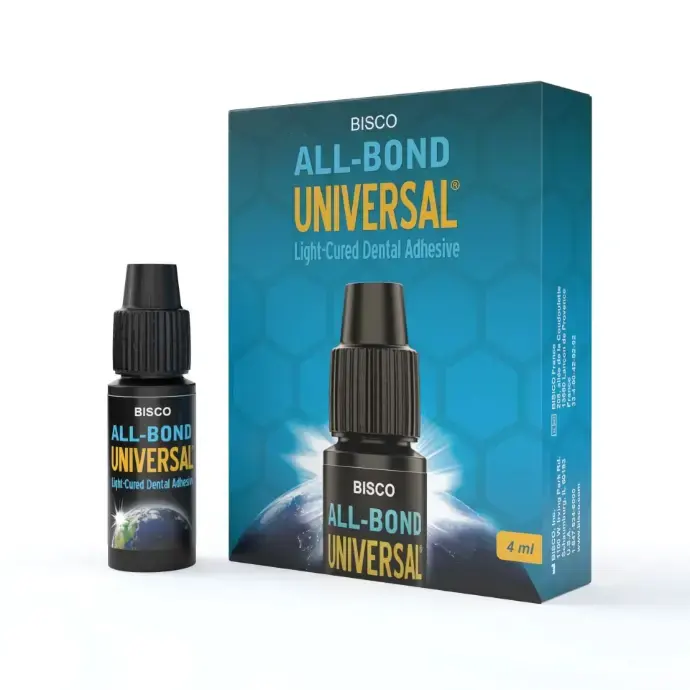 ALL BOND Universal adhésive BISCO, Ciments et Fonds de Cavite, produit dentaire professionnel Maroc