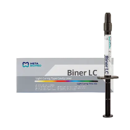 BINER LC METABIOMED, Meta Biomed, Ciments et Fonds de Cavite, produit dentaire professionnel Maroc