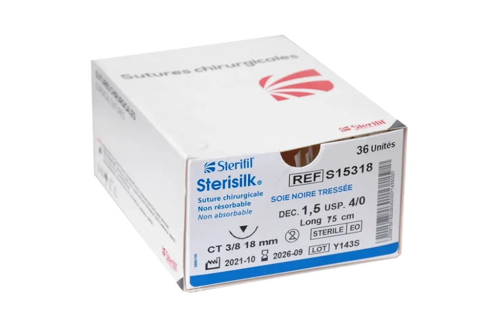 Fils De Suture réso (3/0, 4/0) sterifil, Usage Unique, produit dentaire professionnel Maroc